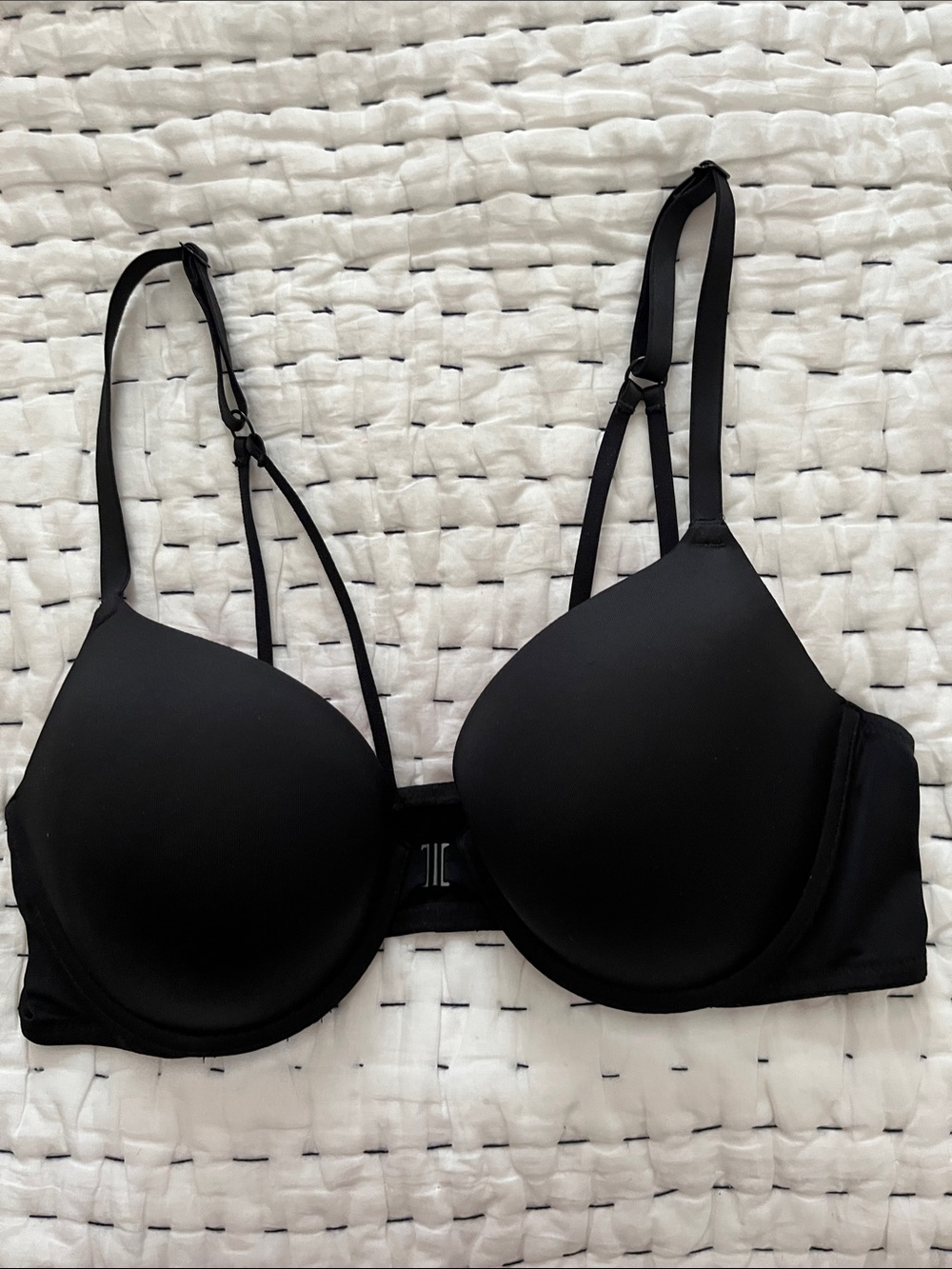 NWOT PINK Victoria's Secret Black Wear Everywhere Push-Up Bra